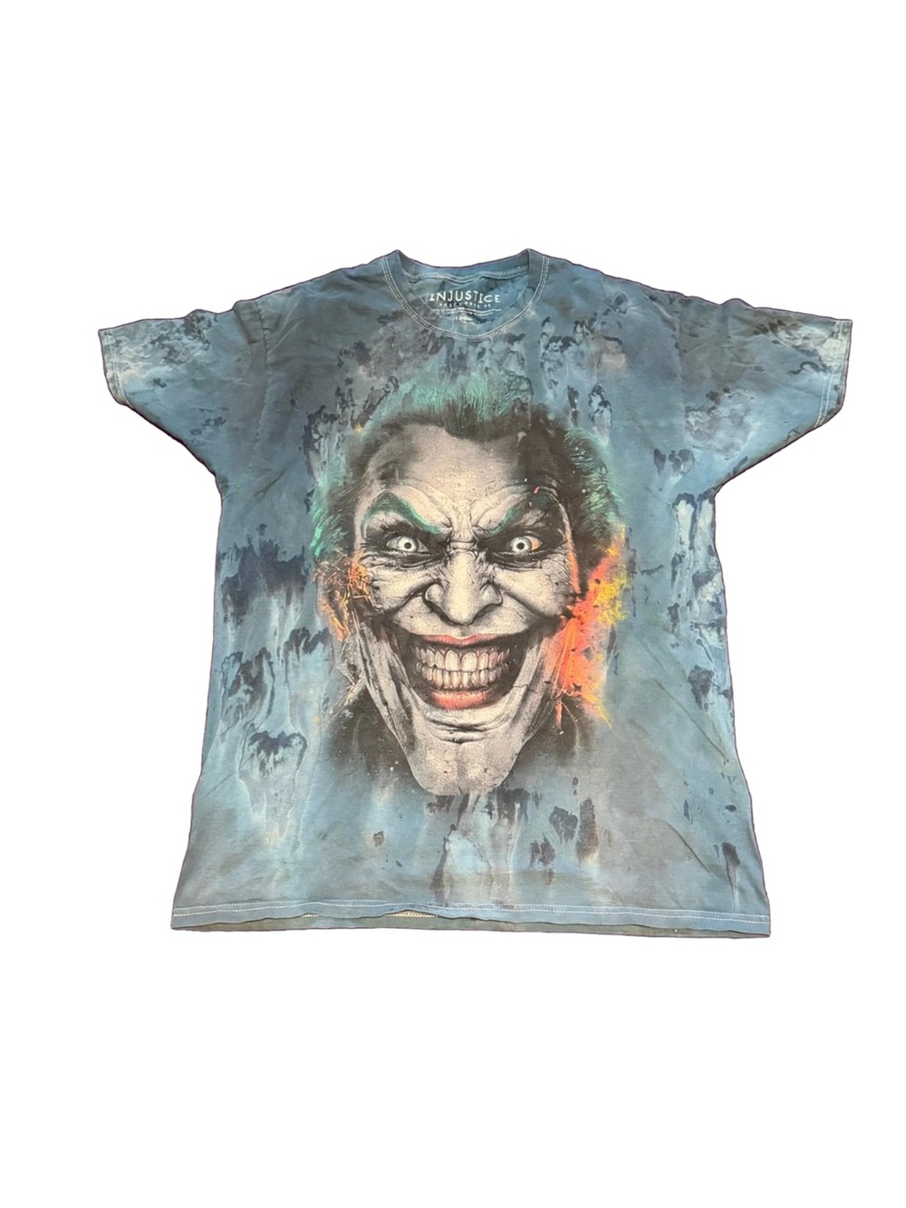 DC Comics Injustice Joker All Over Print Graphic T-Shirt Large
